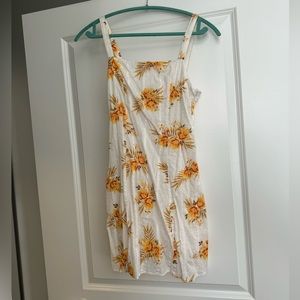 Mink pink floral dress